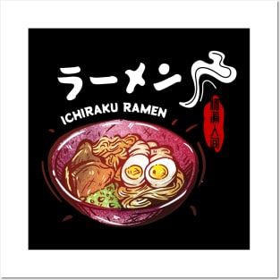 Japanese Ichiraku Ramen Comfort with Ramen Noodles Comfort Posters and Art